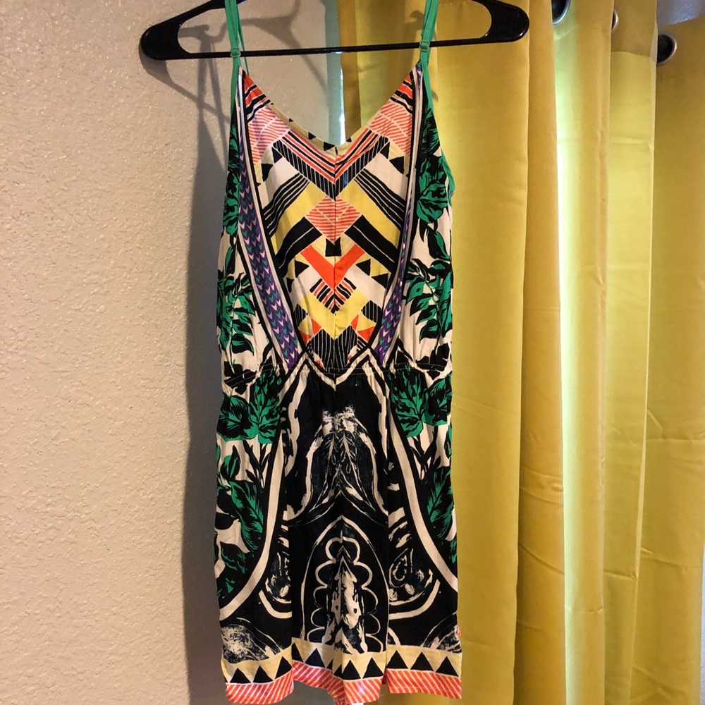 Printed romper